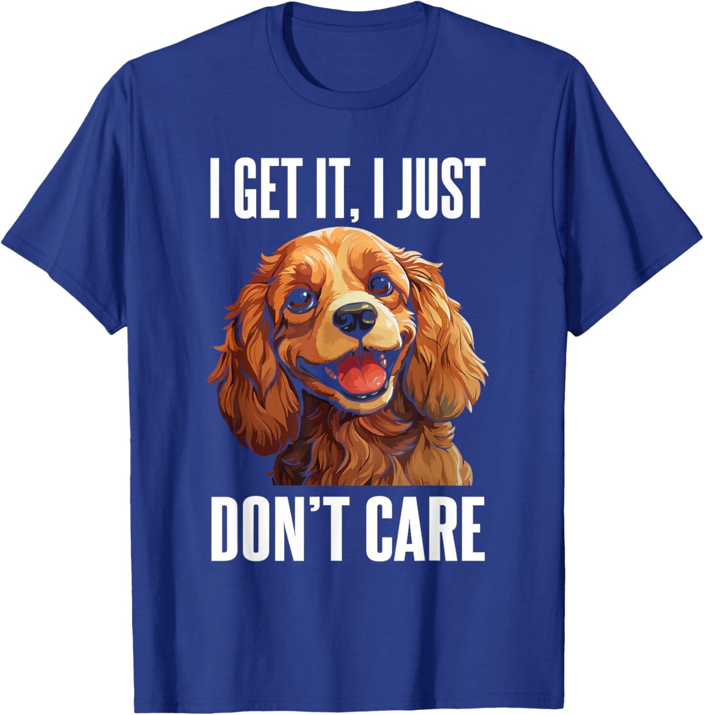 Dog Trainer Cocker Spaniel T-Shirt - T-Shirt | Royal