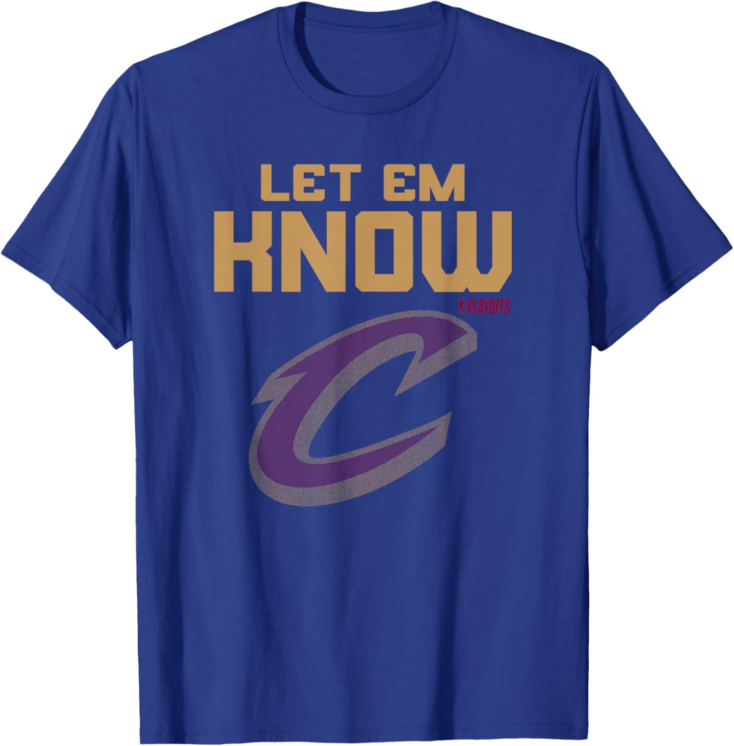 NBA 2026 Playoffs Mantra Cavaliers Bilboard T-Shirt - T-Shirt | Royal