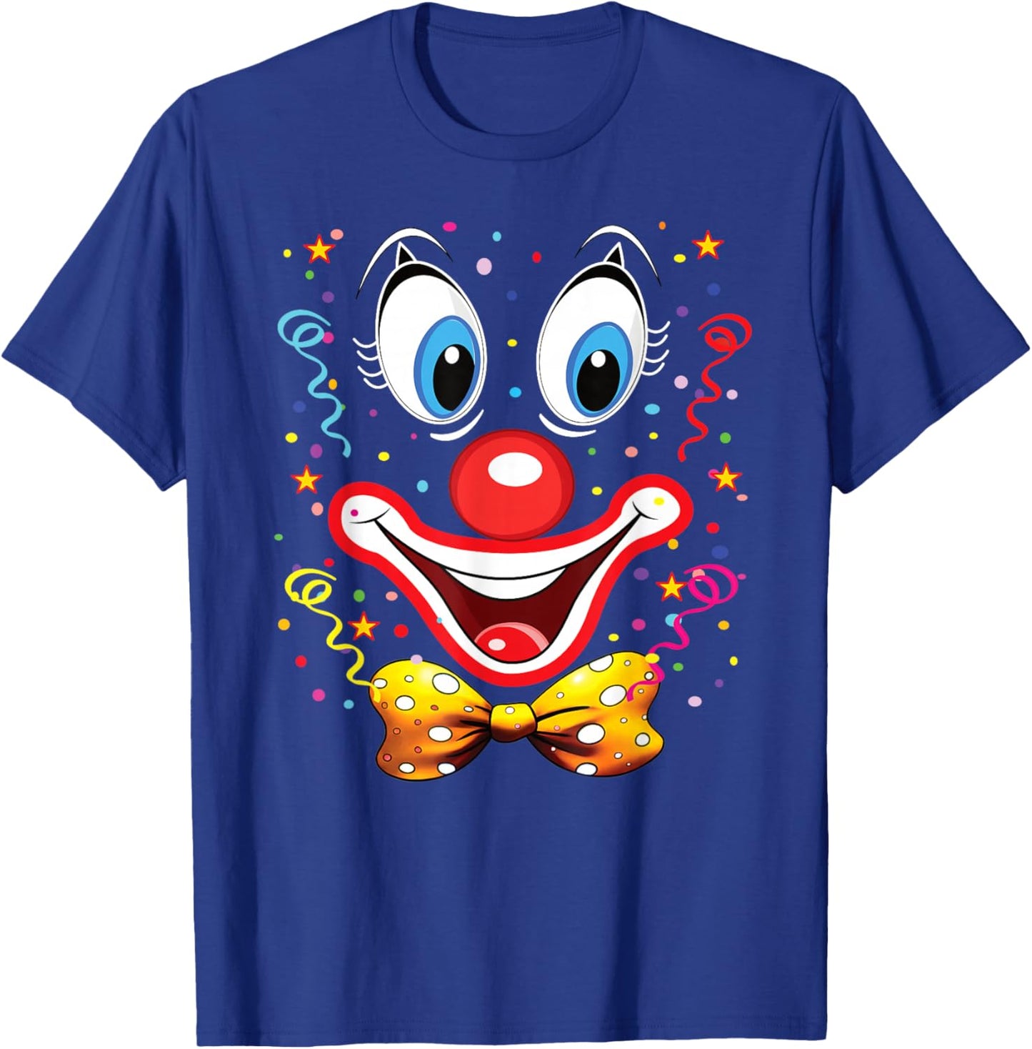Clown Carnival Costume Clown Costume Clown Fancy Dress Confetti T-Shirt - T-Shirt | Royal
