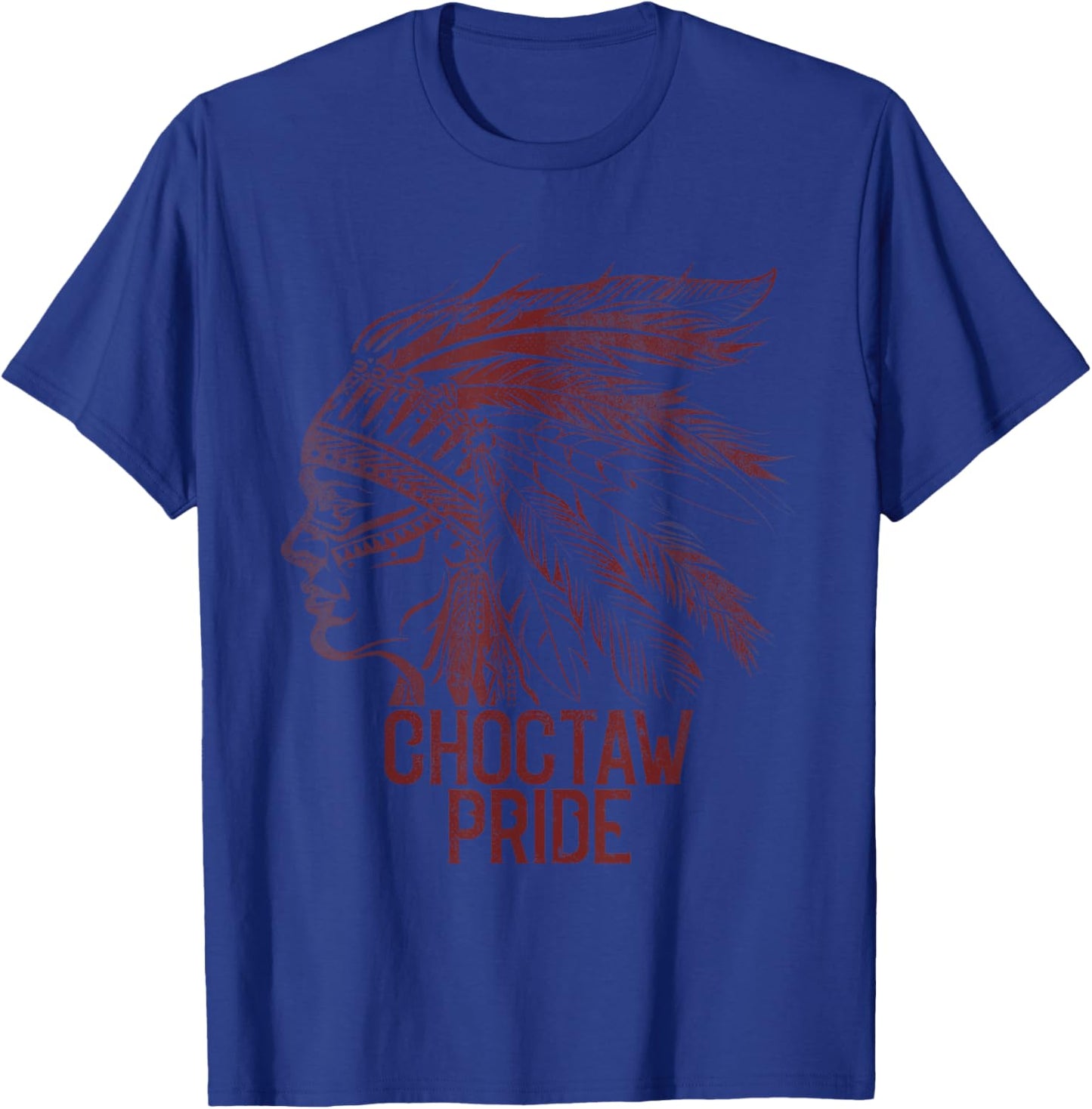 choctaw Oklahoma OK | Pride Native American T-Shirt - T-Shirt | Royal