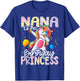 Nana of The Birthday Princess Dabbing Unicorn Matching T-Shirt - T-Shirt | Royal