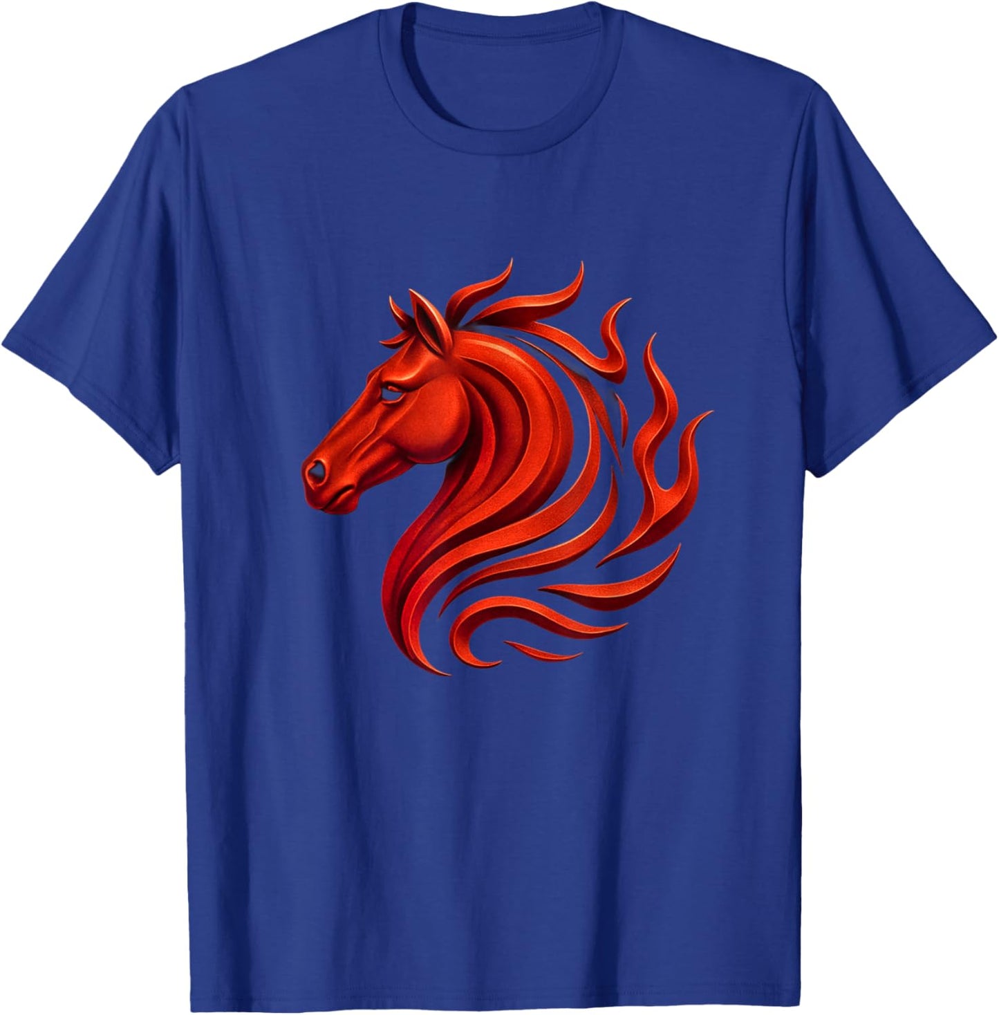 Fire Horse Chinese Zodiac Symbol 2026 Moon New Year T-Shirt - T-Shirt | Royal
