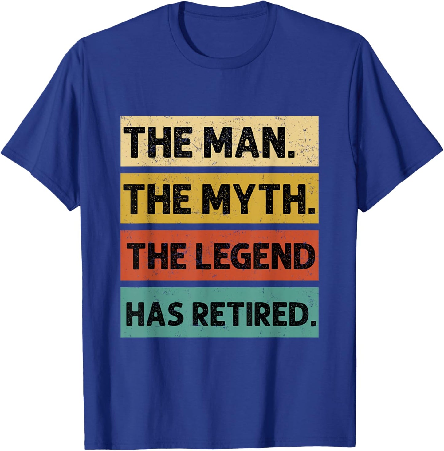Retirement Retro Vintage Style The Legend Has Retired Men T-Shirt - T-Shirt | Royal