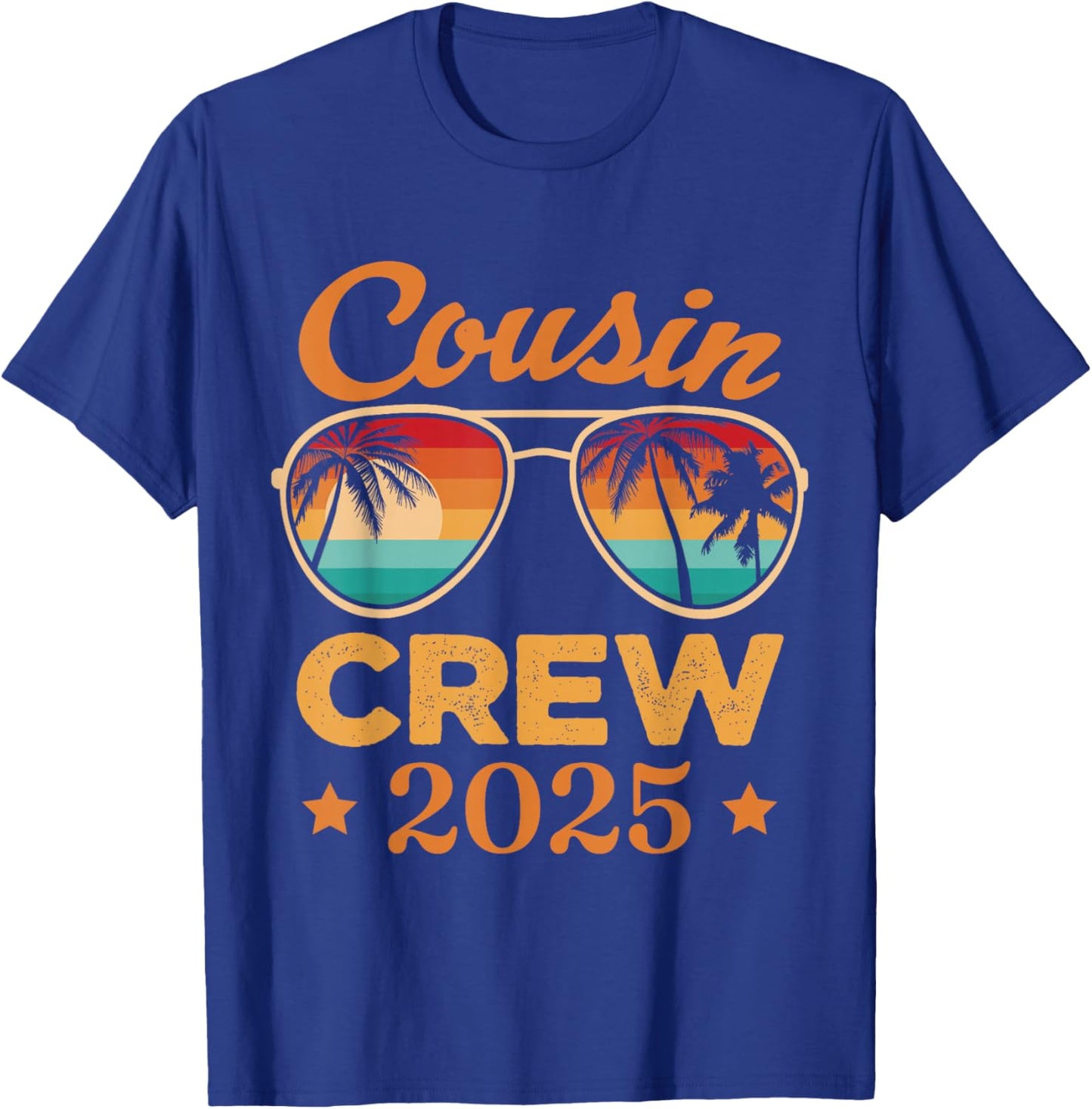 Cousin Crew 2025 T-Shirt - T-Shirt | Royal