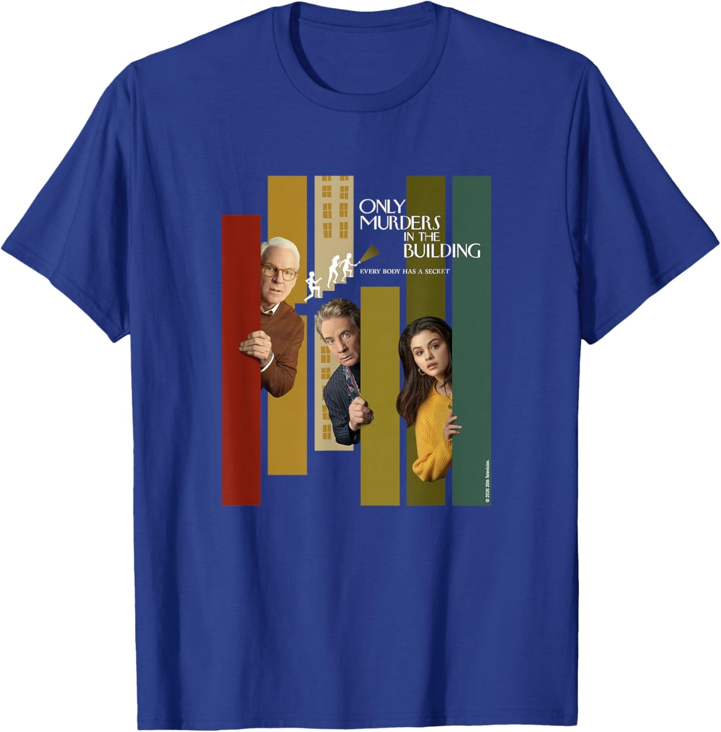 Only Murders in the Building Key Art Officially Licensed T-Shirt - T-Shirt | Royal