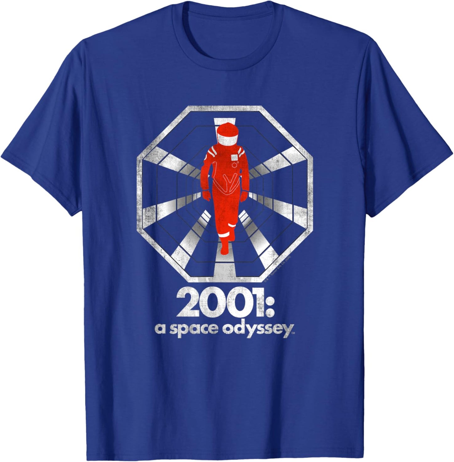 2001: A Space Odyssey Spaceman Logo T-Shirt - T-Shirt | Royal