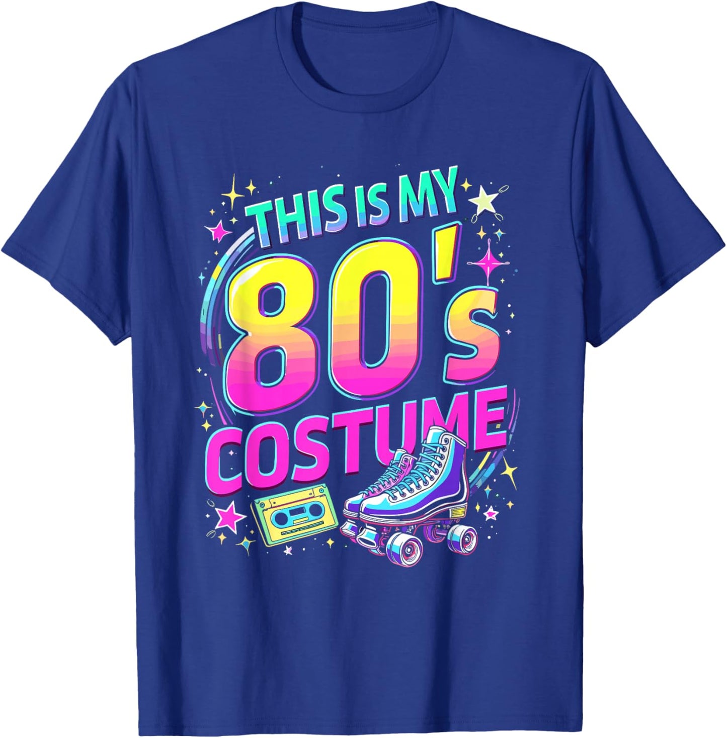 This Is My 80s Costume | Women & Men, 1980s Outfit | 80's T-Shirt - T-Shirt | Royal