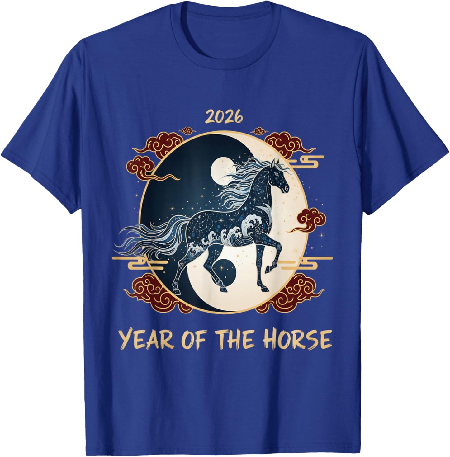 Chinese New Year 2026 Year of the Horse T-Shirt - T-Shirt | Royal