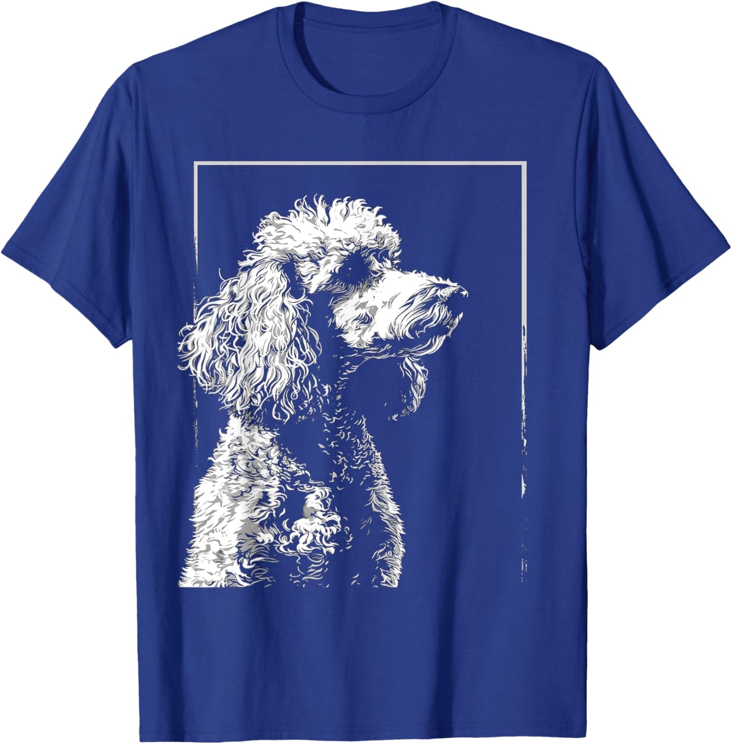 Poodle Motif Pet Art Dog Poodle Women Kids T-Shirt - T-Shirt | Royal