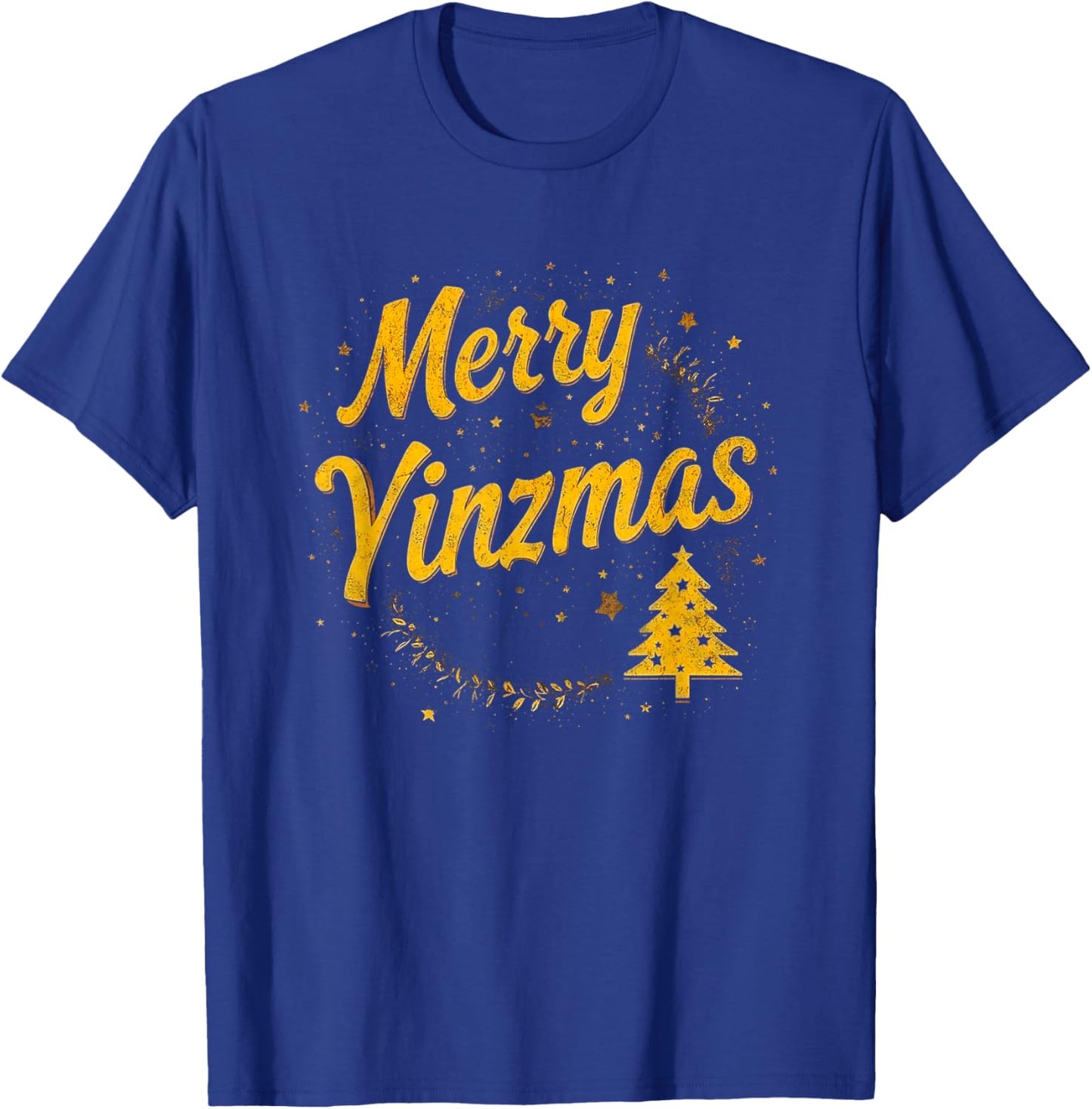 Merry Yinzmas Christmas Tree Yinzer T-Shirt - T-Shirt | Royal