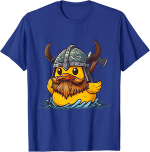 Rubber Duck Viking Duck Viking Helmet Vikings Rubber Duckie T-Shirt - T-Shirt | Royal
