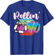 10th Birthday Bowling Rollin Into 10 Bday Bowler Girls Boys T-Shirt - T-Shirt | Royal