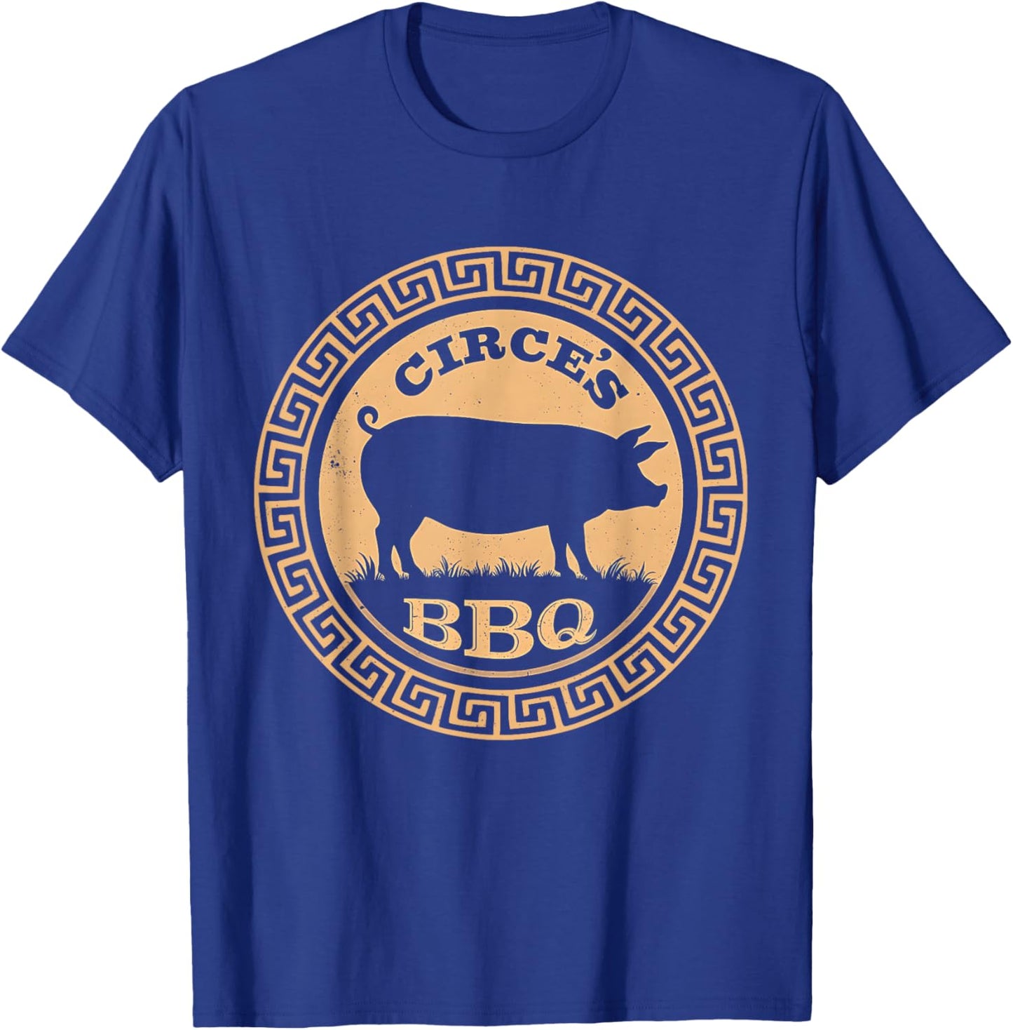 Funny Greek Mythology Circe's BBQ Odyssey T-Shirt - T-Shirt | Royal