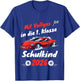 Kinder Endlich Schulkind 2026 Junge Schultüte Rennauto Einschulung T-Shirt - T-Shirt | Royal
