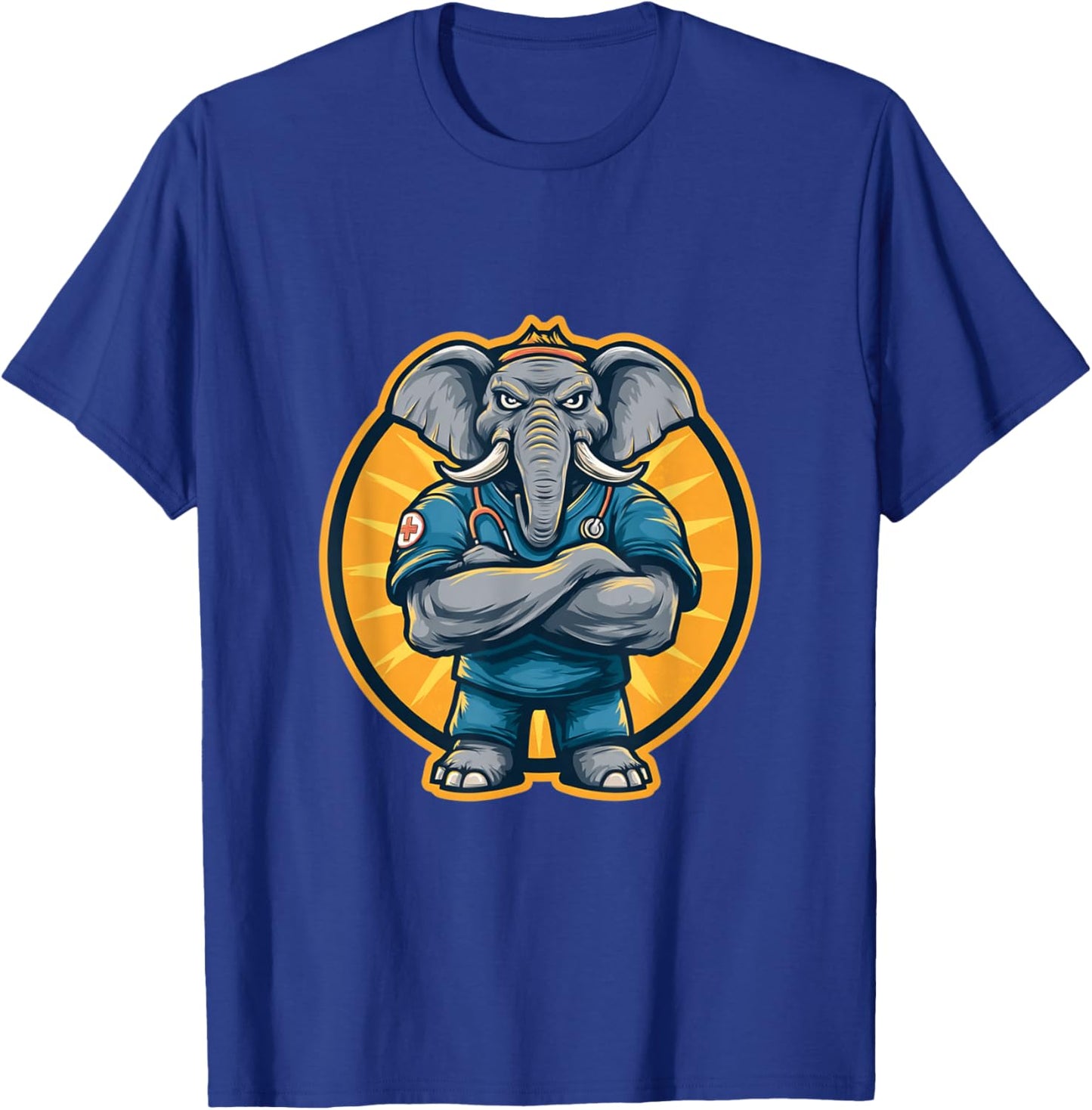 Soins Aux Éléphants T-Shirt - T-Shirt | Royal