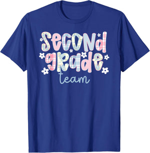 Second Grade Team 2nd Grade Teacher Second Grade Teacher T-Shirt - T-Shirt | Royal
