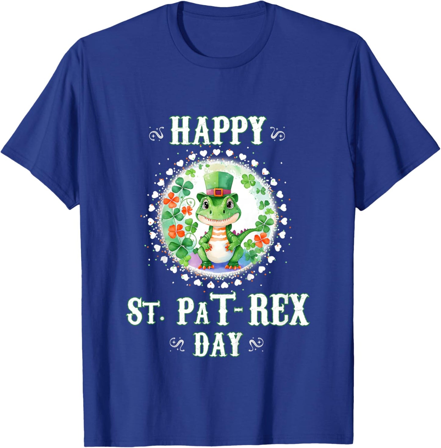 Enfant Joyeux Saint-Pat Trex Dinosaur la Saint-Patrick T-Shirt - T-Shirt | Royal
