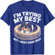 Shetland Sheepdog Dog Trying My Best But I Need Some Rest T-Shirt - T-Shirt | Royal