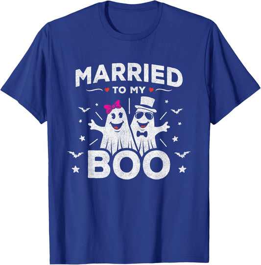 Marriage Wedding Anniversary - Just Married October Wedding T-Shirt - T-Shirt | Royal