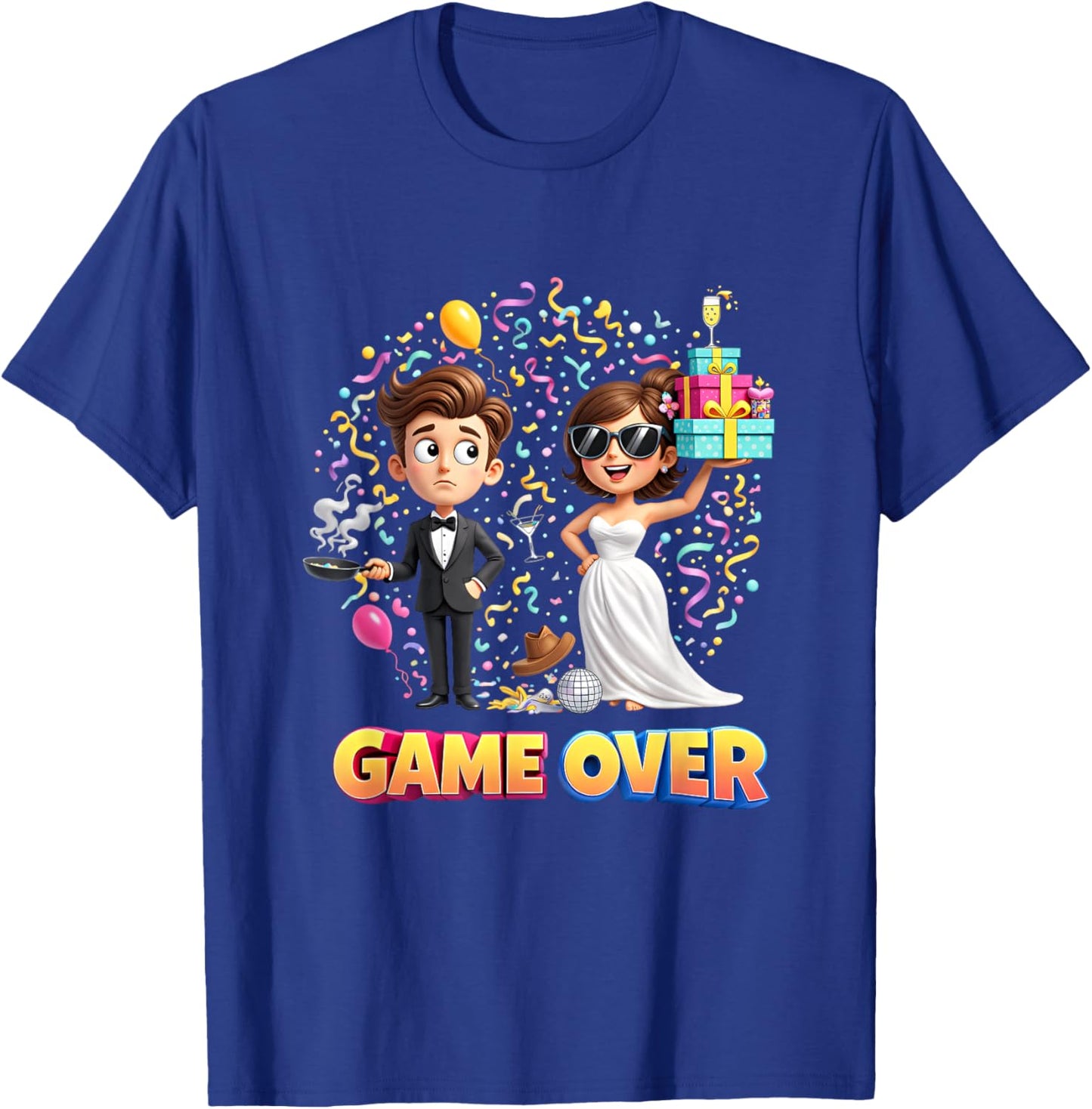 Bachelorette Marriage T-Shirt - T-Shirt | Royal