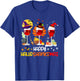 Wine Halloween Thanksgiving Christmas Happy Hallothanksmas T-Shirt - T-Shirt | Royal