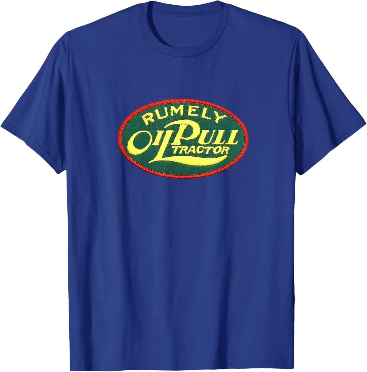 Vintage Rumely Oil Pull Tractor Enthusiast T-Shirt - T-Shirt | Royal
