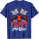 Race Car Birthday Party Racing Family Pappy Pit Crew T-Shirt - T-Shirt | Royal