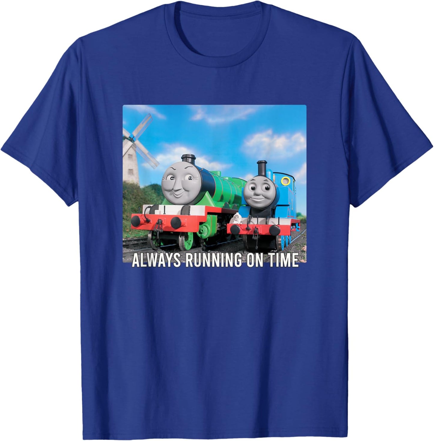 Thomas & Friends - Always Running on Time T-Shirt - T-Shirt | Royal
