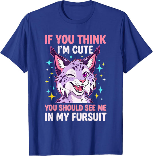 You Should See Me in My Fursuit Furry Fandom Fursona Fox T-Shirt - T-Shirt | Royal