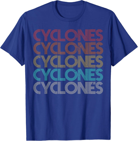 Retro Vintage Cyclones T-Shirt - T-Shirt | Royal