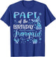 Papi Of The Birthday Mermaid Family Matching Party T-Shirt - T-Shirt | Royal