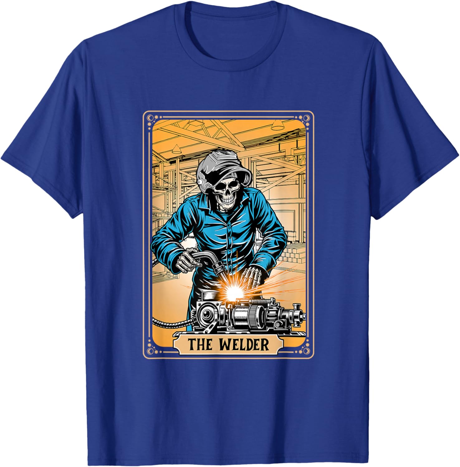The Welder - Welder Welding Ironworker T-Shirt - T-Shirt | Royal