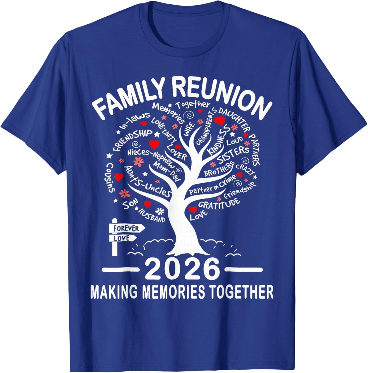 Making Memories Family Matching Group Family Reunion 2026 T-Shirt - T-Shirt | Royal