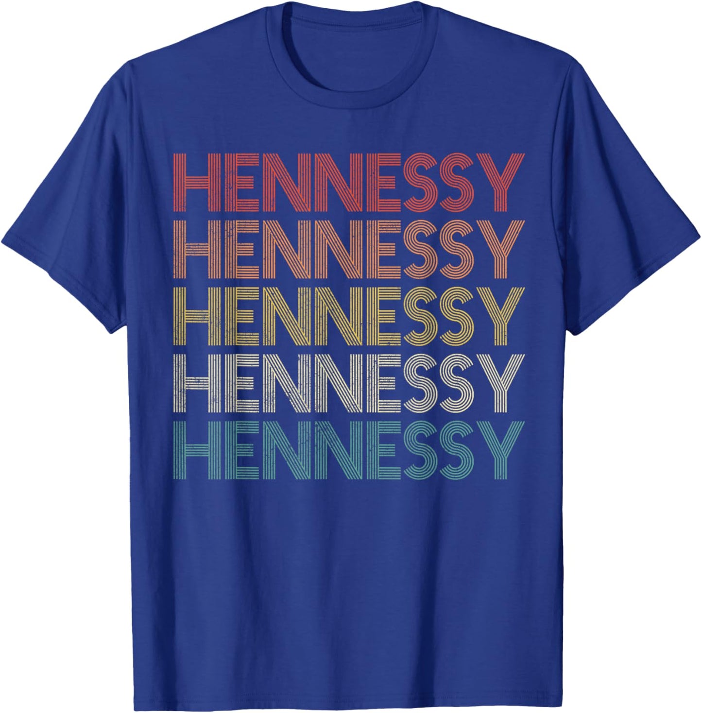 Hennessy Retro Vintage T-Shirt - T-Shirt | Royal