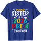 Proud Sister of A 2026 Pre K Graduate Boy Girl Kids T-Shirt - T-Shirt | Royal