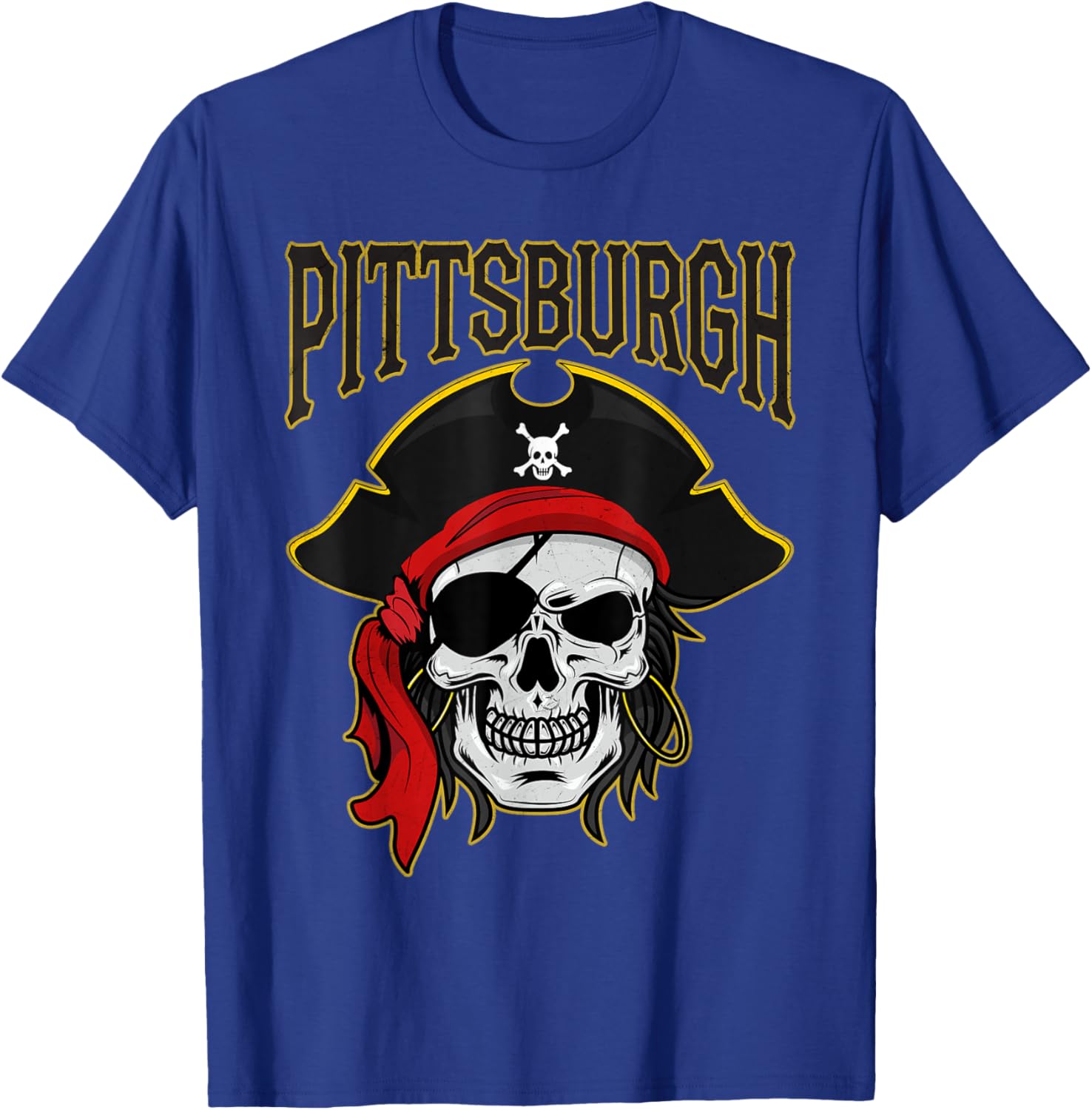 Pittsburgh Pride Family Name Personalized Outfits Happily T-Shirt - T-Shirt | Royal