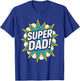 Super Dad Comic Book Superhero Father's Day T-Shirt - T-Shirt | Royal