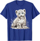 Snow Leopards Lovers Snow Leopard T-Shirt - T-Shirt | Royal