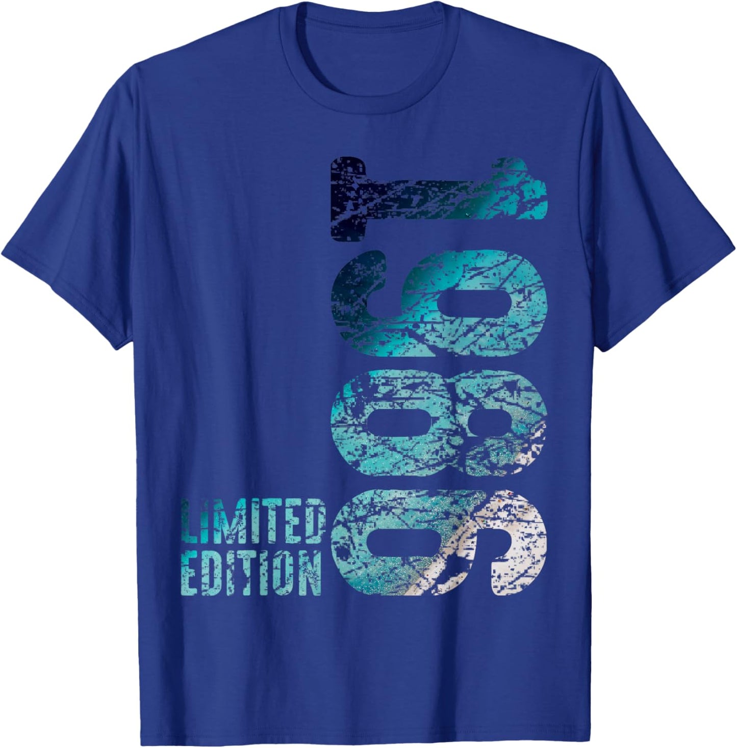 40th Birthday Man Woman 40 Years 1986 Decorative Gift Funny T-Shirt - T-Shirt | Royal