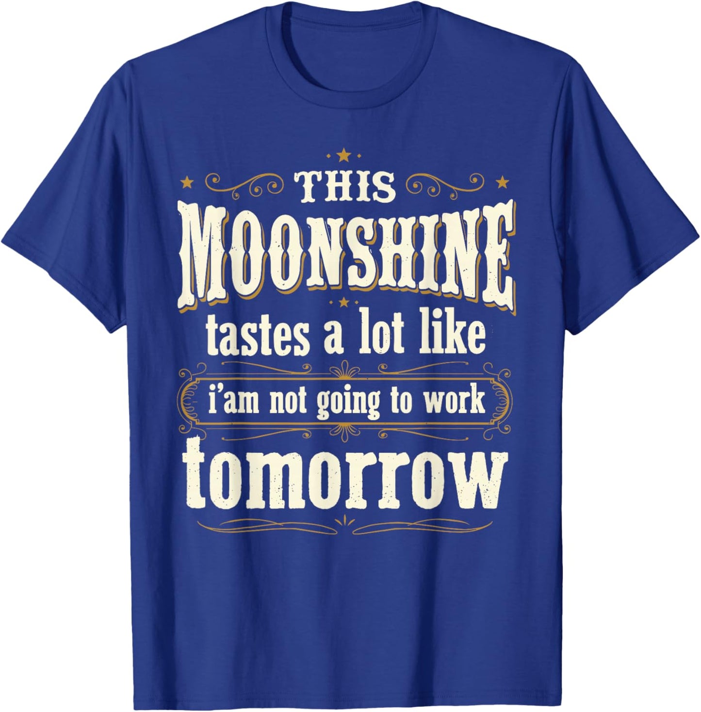 Local Moonshiner Vintage Moonshine Rustic Distilling Country T-Shirt - T-Shirt | Royal