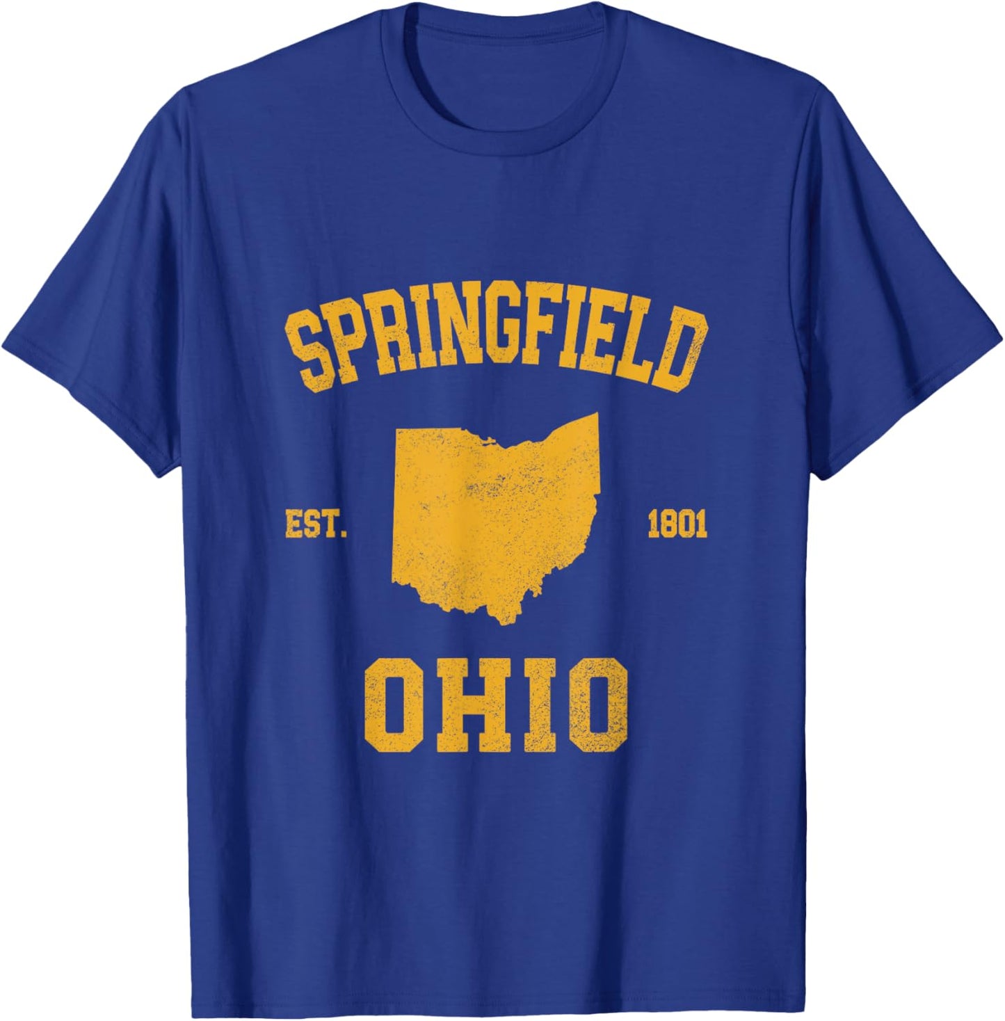 Springfield Ohio T-Shirt - T-Shirt | Royal