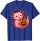 Cute Halloween Axolotl Spooky Animal Halloween Costume T-Shirt - T-Shirt | Royal