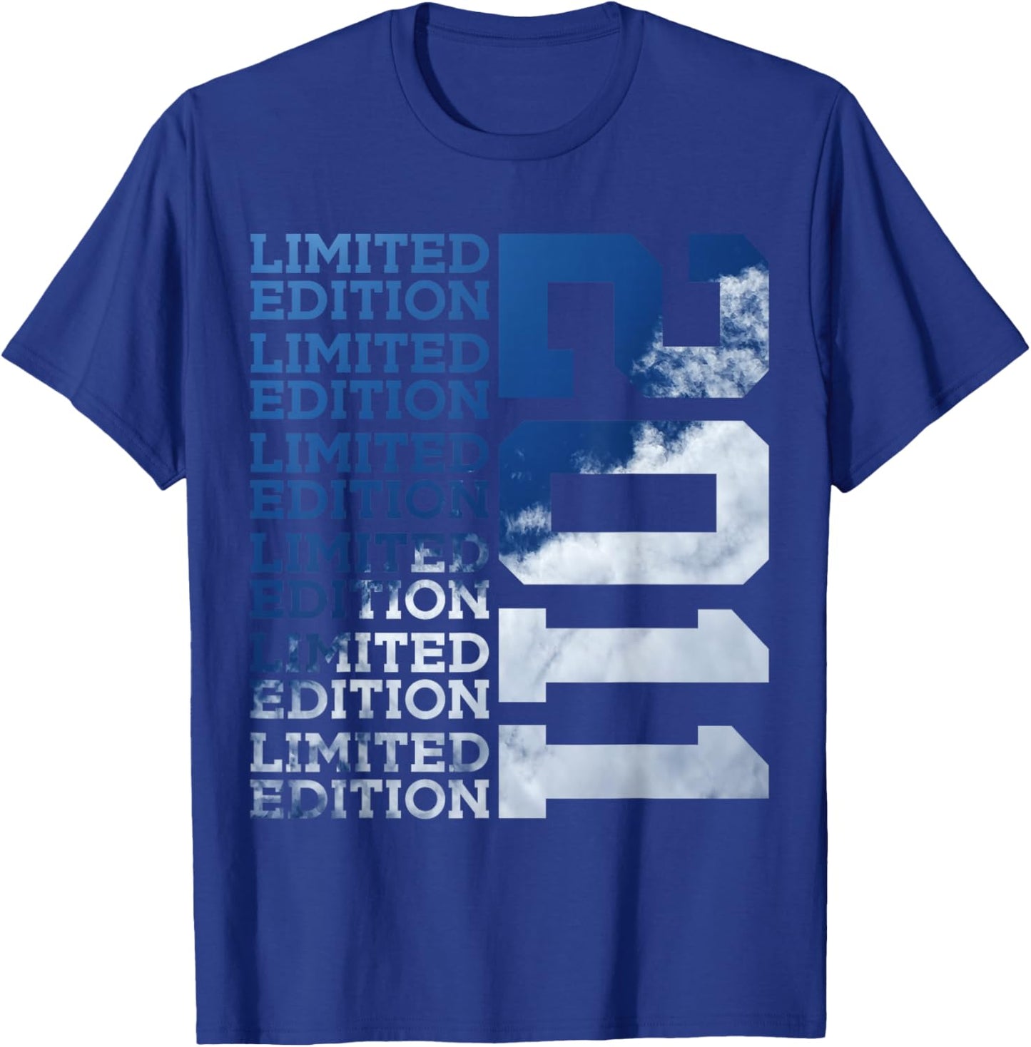 15 Years Limited Edition 2011 15TH Birthday T-Shirt - T-Shirt | Royal
