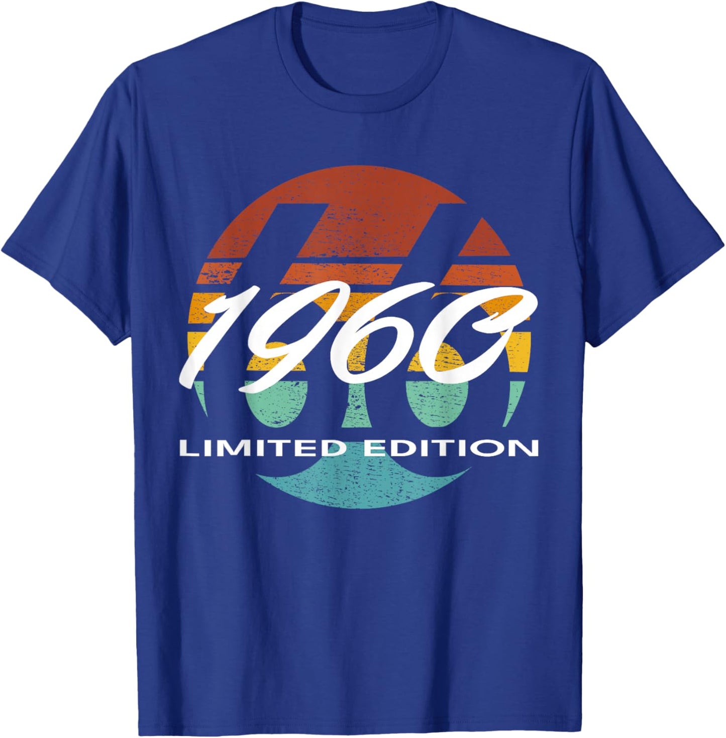 66th Birthday Man Woman 66 Years 1960 Funny Gift T-Shirt - T-Shirt | Royal