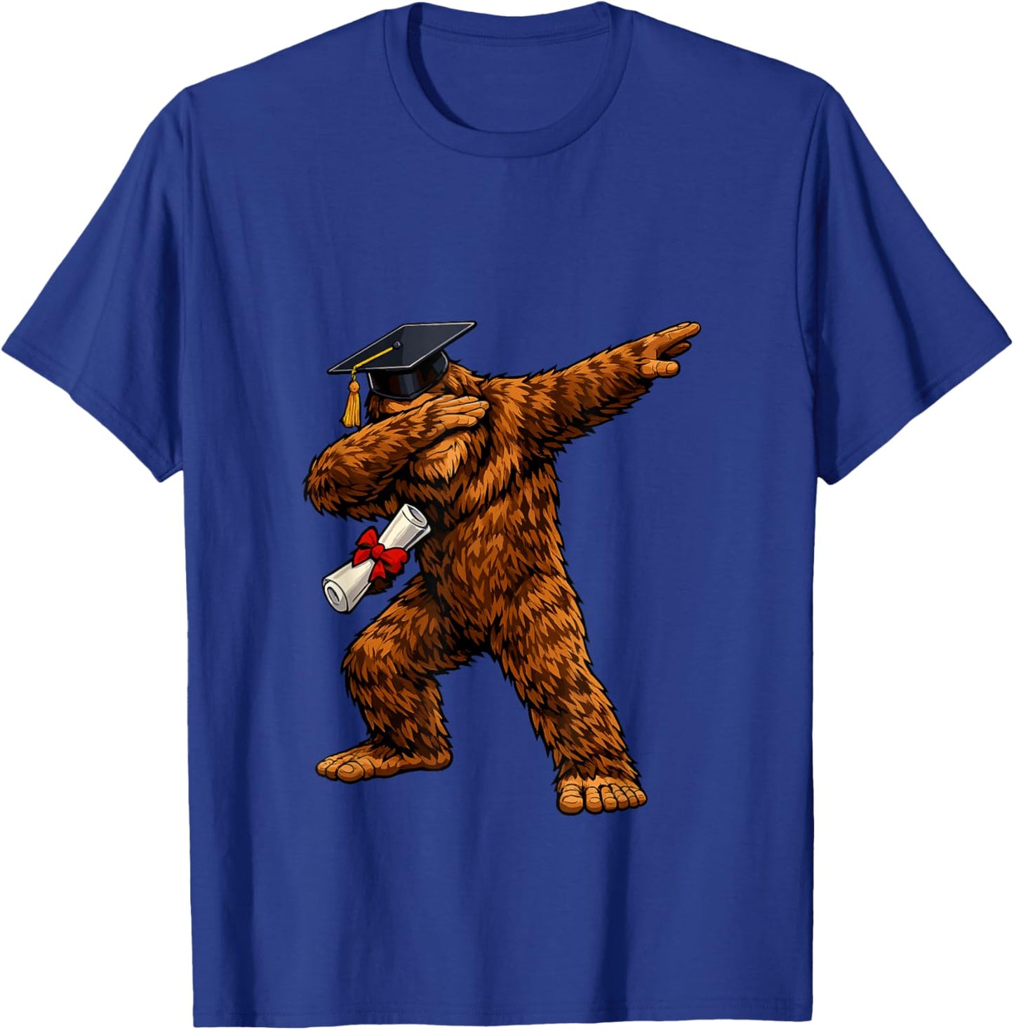 Class of 2026 Graduation 2026 Bigfoot Dabbing Graduate Grad T-Shirt - T-Shirt | Royal
