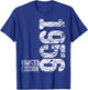70th Birthday Man Woman 70 Years 1956 Decorative Gift Funny T-Shirt - T-Shirt | Royal