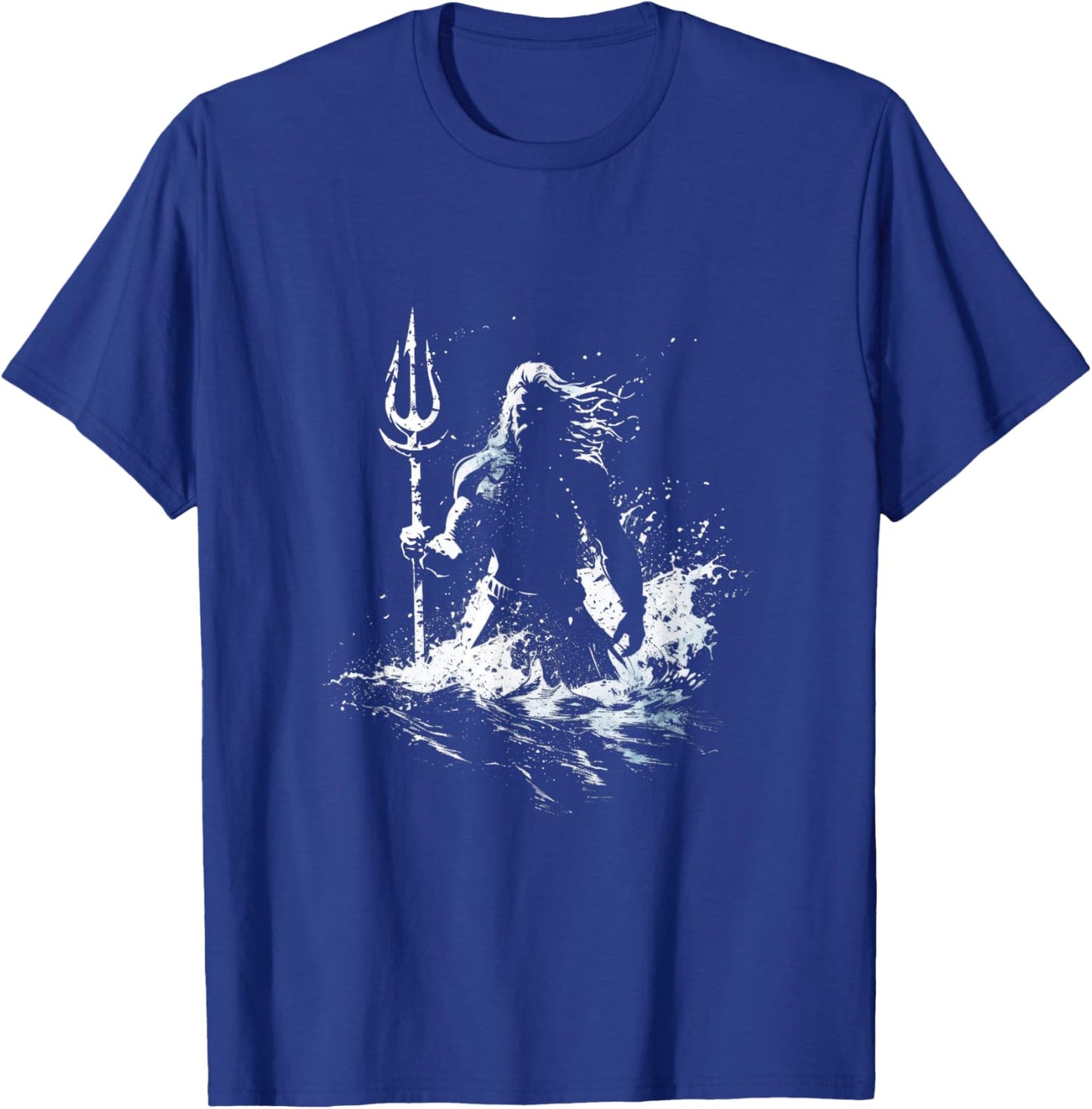 Poseidon Symbol Trident Greek God Neptune Sea god T-Shirt - T-Shirt | Royal