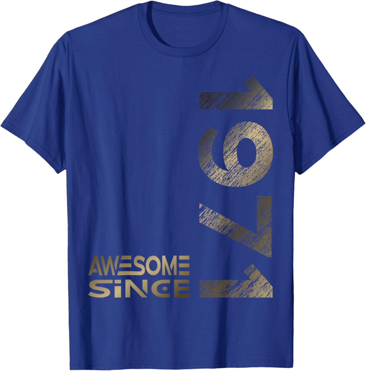 Awesome since 1971 55th Birthday T-Shirt - T-Shirt | Royal