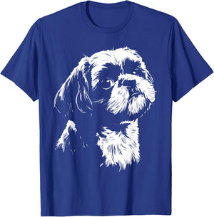 Cute Shih Tzu Lover Cute Dog Lover Dog Mom Dog Dad T-Shirt - T-Shirt | Royal