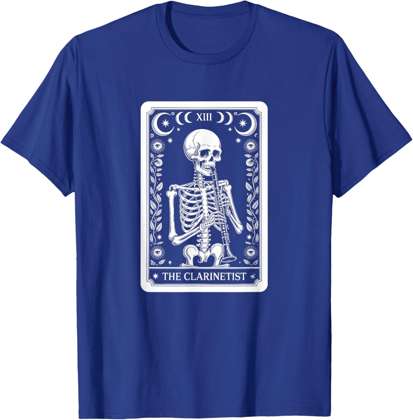The Clarinetist Tarot Card, Clarinet Player T-Shirt - T-Shirt | Royal